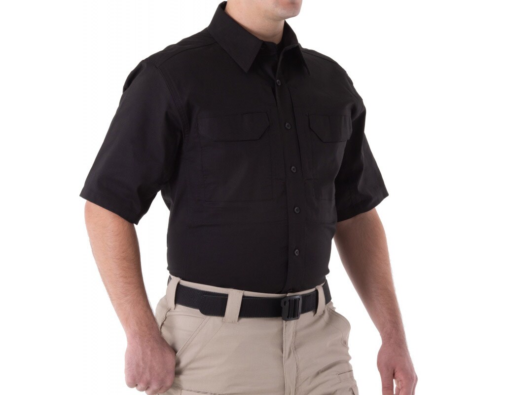 First Tactical V2 Tactical Short Sleeve Shirt - Black