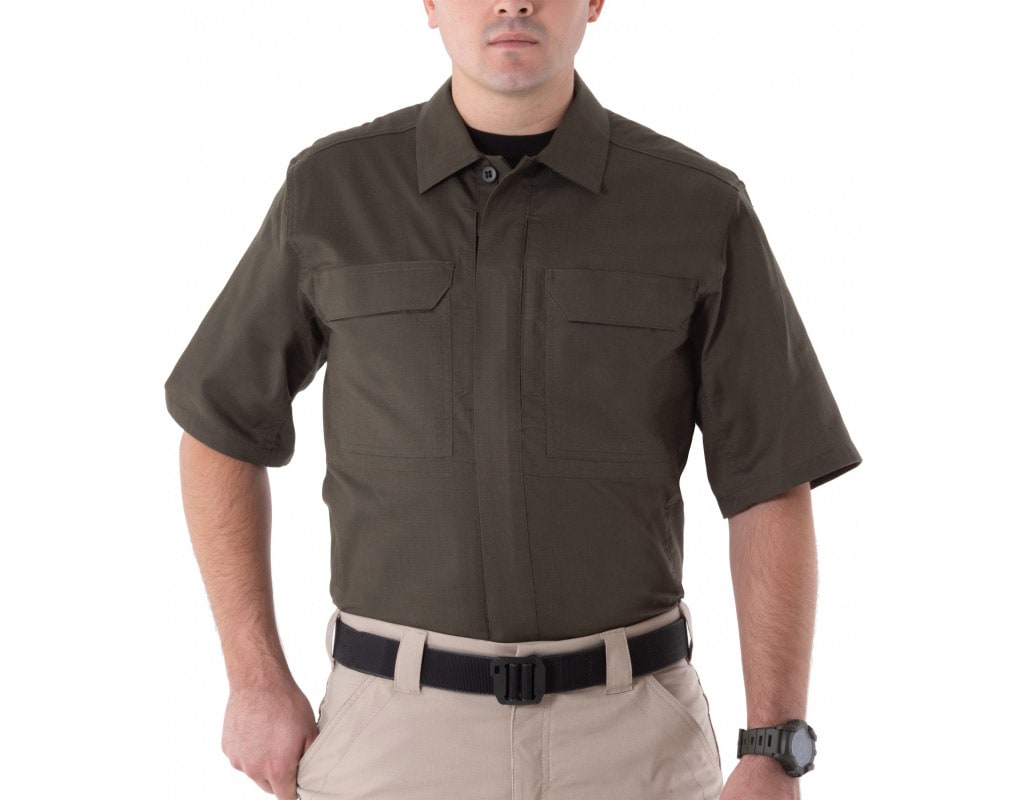 First Tactical V2 Tactical Short Sleeve Shirt - OD Green