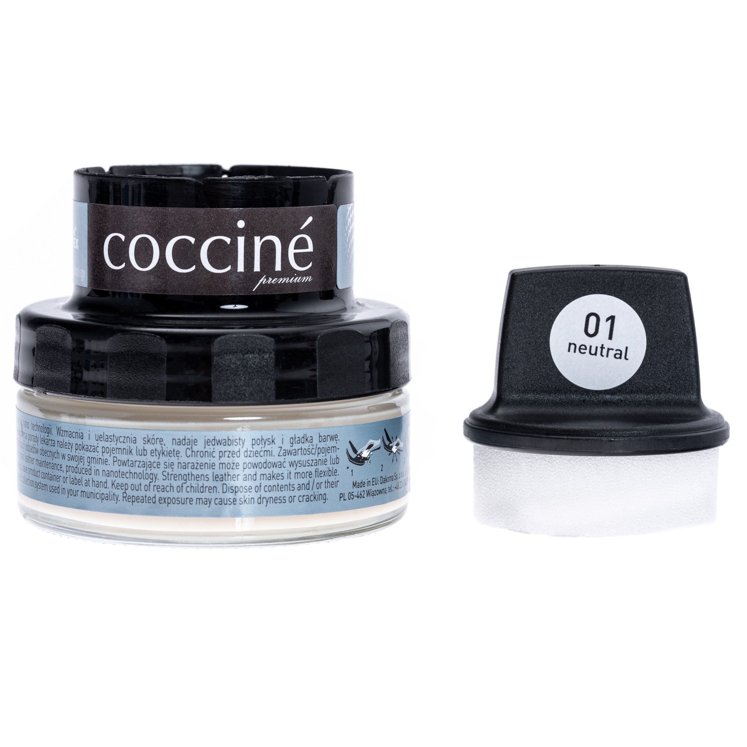 Coccine Nano Wax grain leather wax 50 ml - colorless