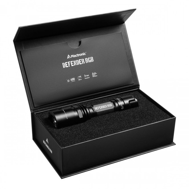 Mactronic Defender RGB flashlight - 400 lumens