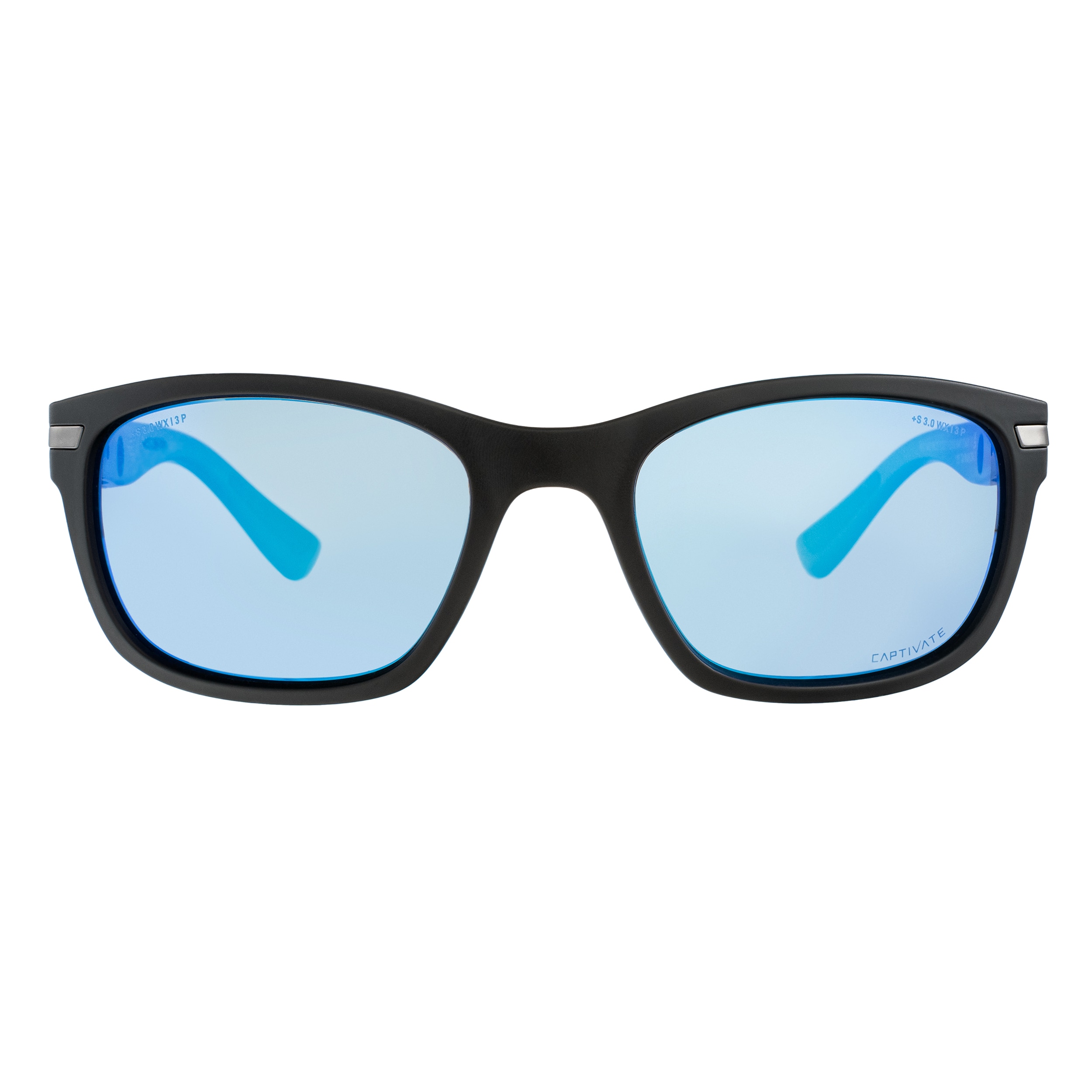 Wiley X Helix tactical glasses - Captivate Polarized Blue Mirror/Matte Black