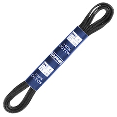 Saphir BDC Flat Waxed Laces 75 cm - black