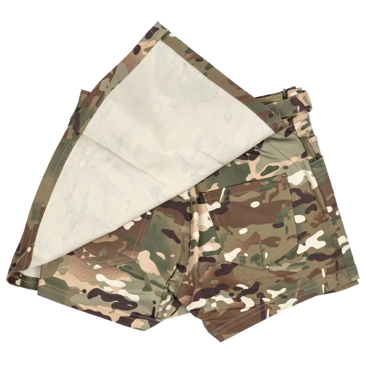 Battle Style Women's shorts with skirt function - MultiCam