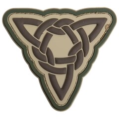 Mil Spec Monkey Celtic Knot Triangle Patch - Arid MC Camo