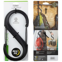 Nite Ize S-Biner 10 Plastic Black Gate Carabiner