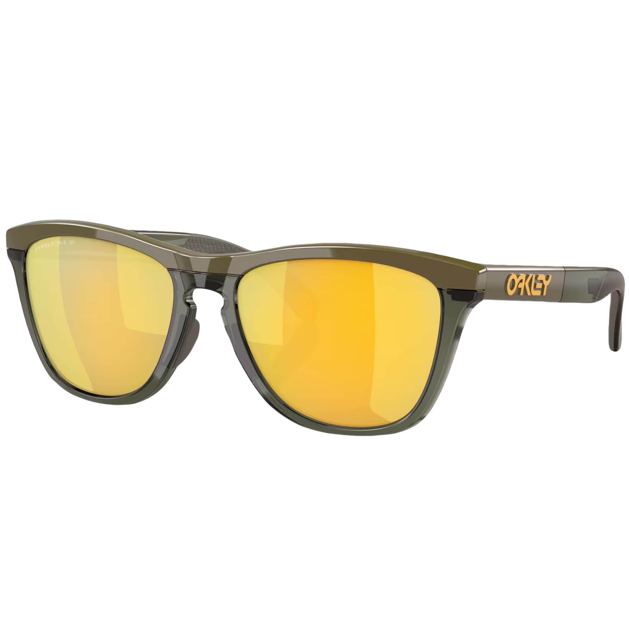 Oakley Frogskins Range Sunglasses - Dark Brush/Prizm 24k Polarized