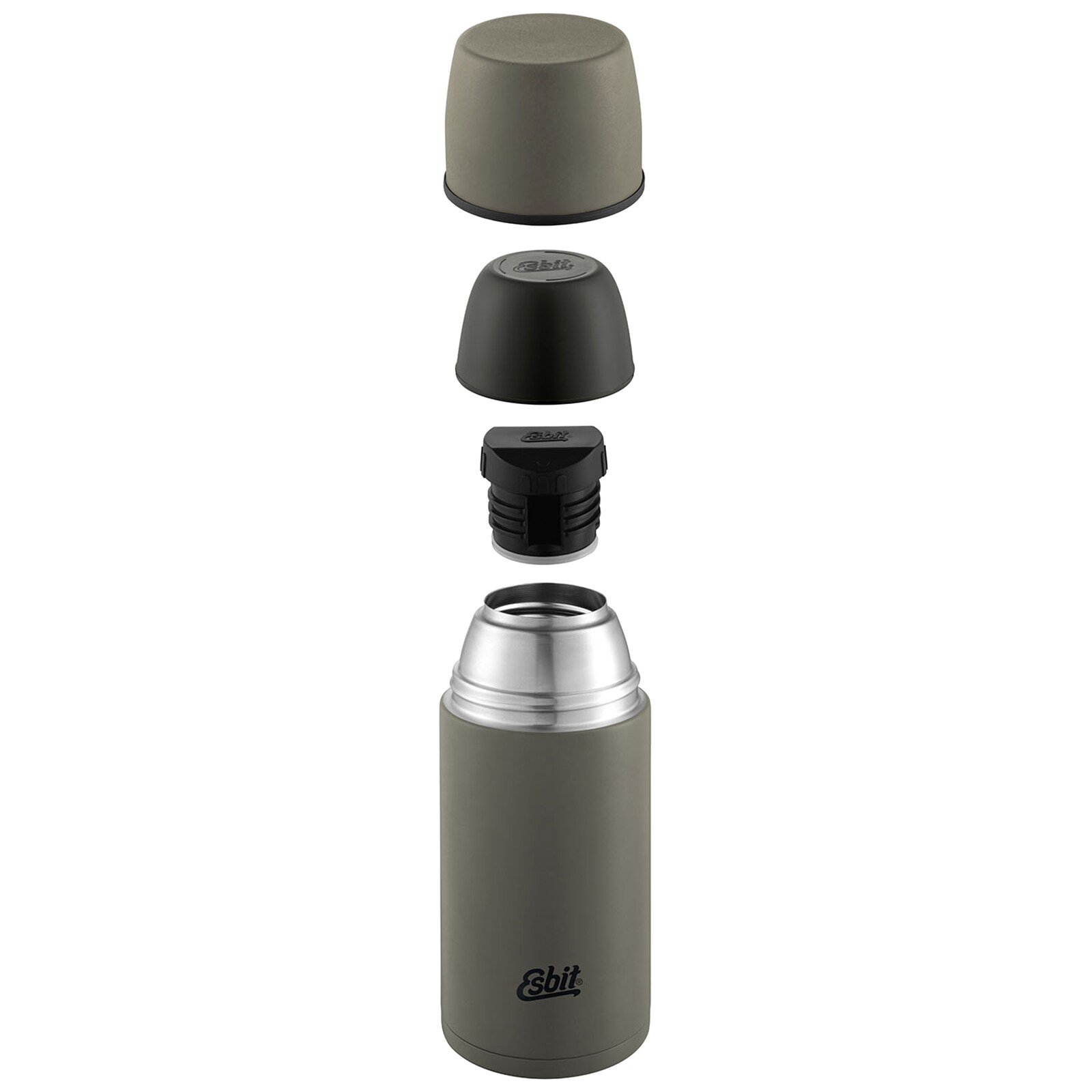 Esbit Vacuum Flask 0.5 l - Olive Green