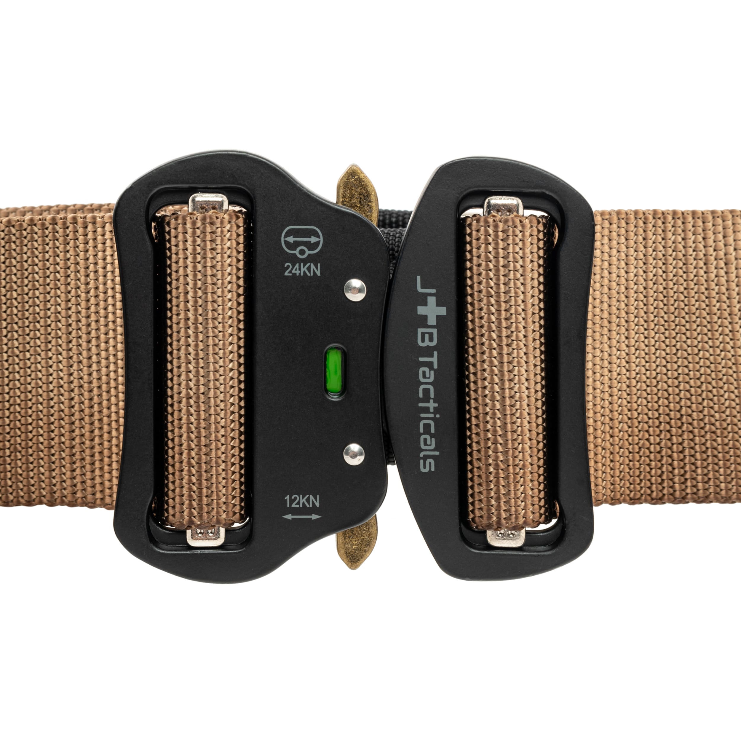 JB Tacticals MOLLE Laser Cut Tactical Belt with inner belt - Coyote