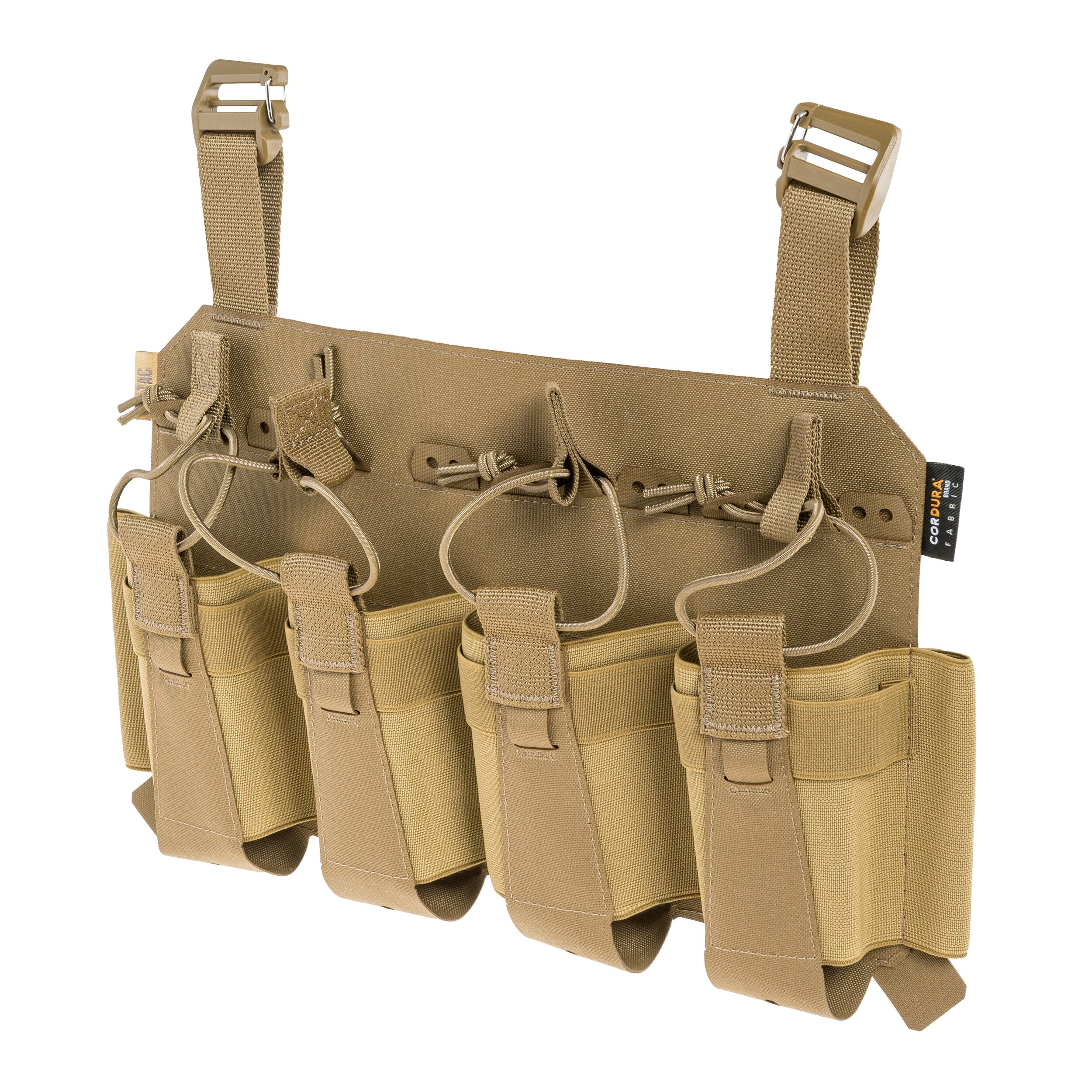 M-Tac Cuirass QRS XL Vest Front Panel with 4 magazines pouches  - Coyote