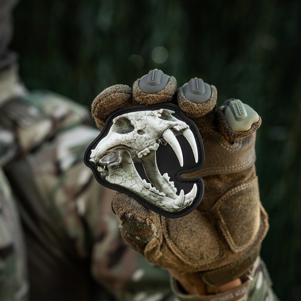 M-Tac Old Tiger patch - Full Color White