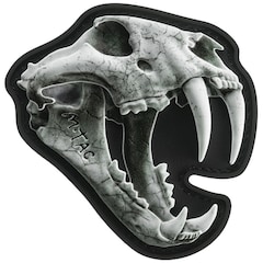 M-Tac Old Tiger patch - Full Color White