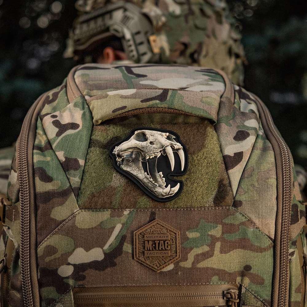 M-Tac Old Tiger patch - Full Color Ivory