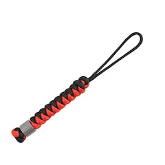 M-Tac Viper Cylindre Stainless Steel Pendant - Black/Red