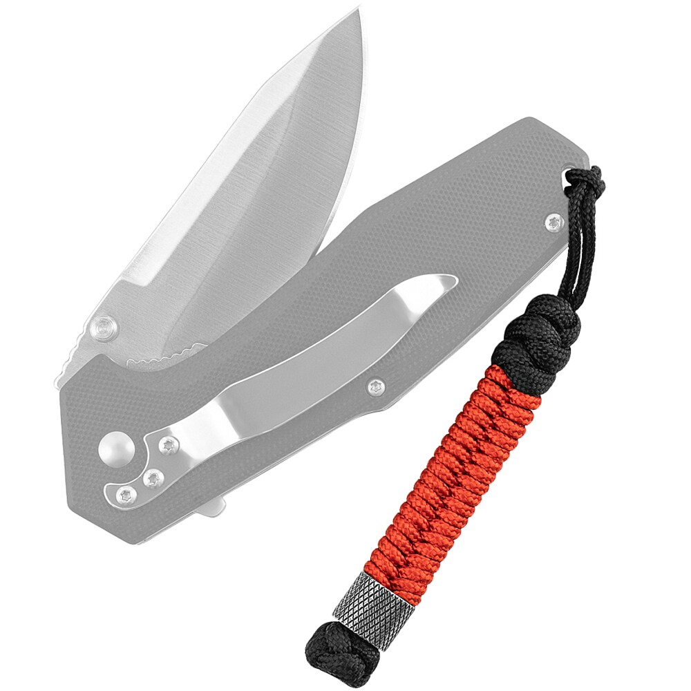 M-Tac Fish & Cylindre key ring - Black/Red
