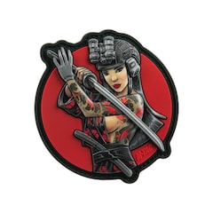 M-Tac Tactical Girl No.3 Vodogray 3D PVC patch - Black