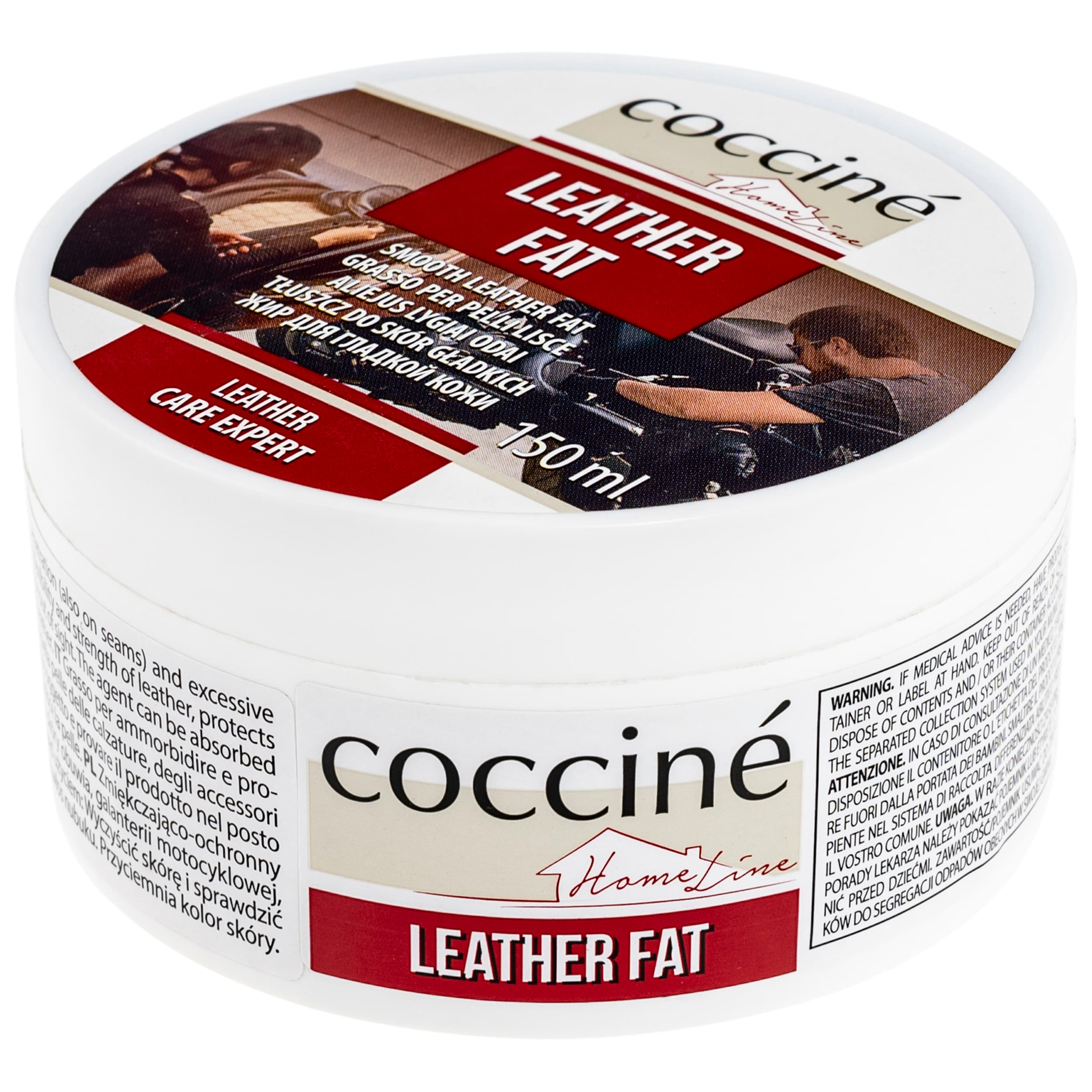 Coccine Home Line Leather Fat 150 ml - Colorless