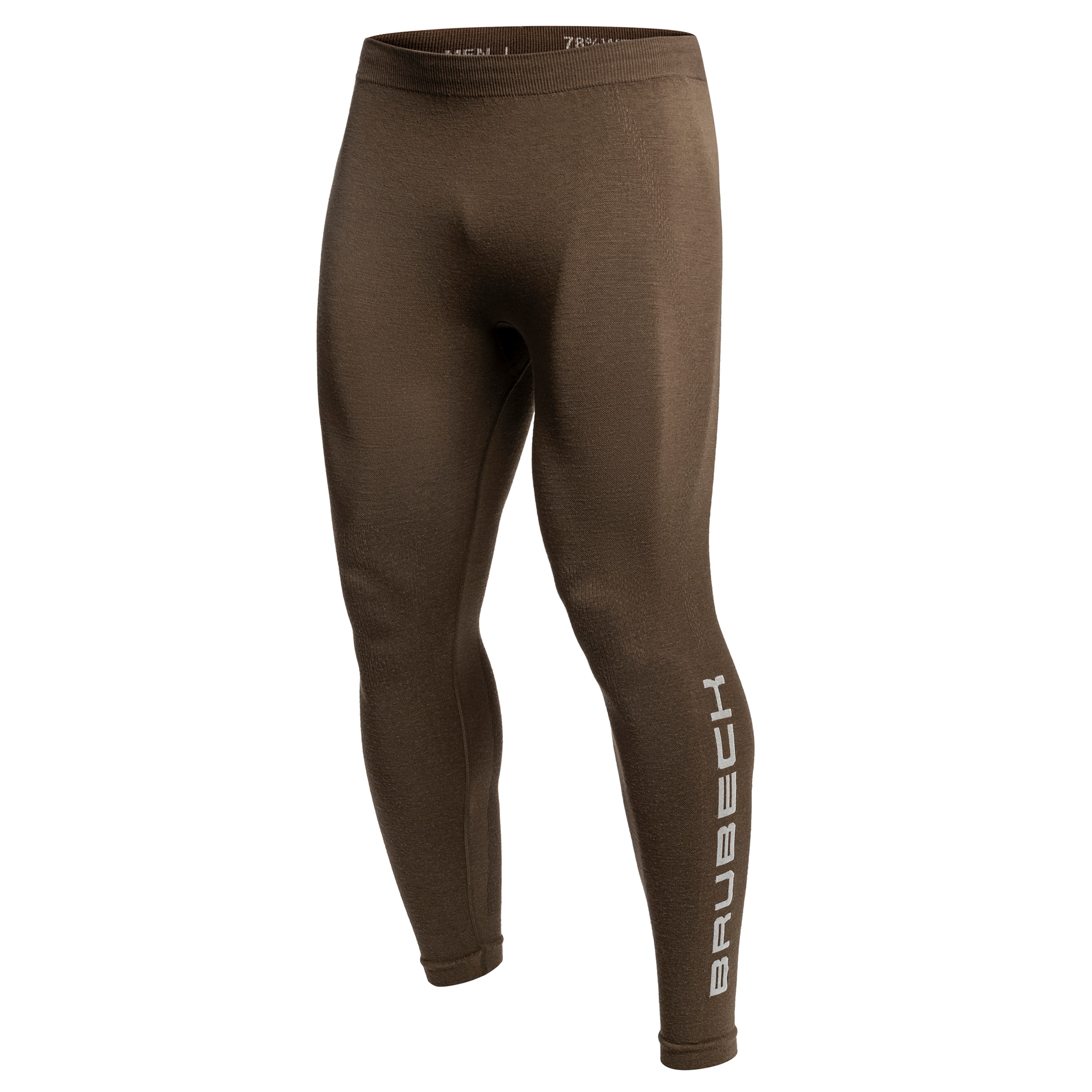 Brubeck Men's thermoactive Leggings Ranger Wool - Khaki