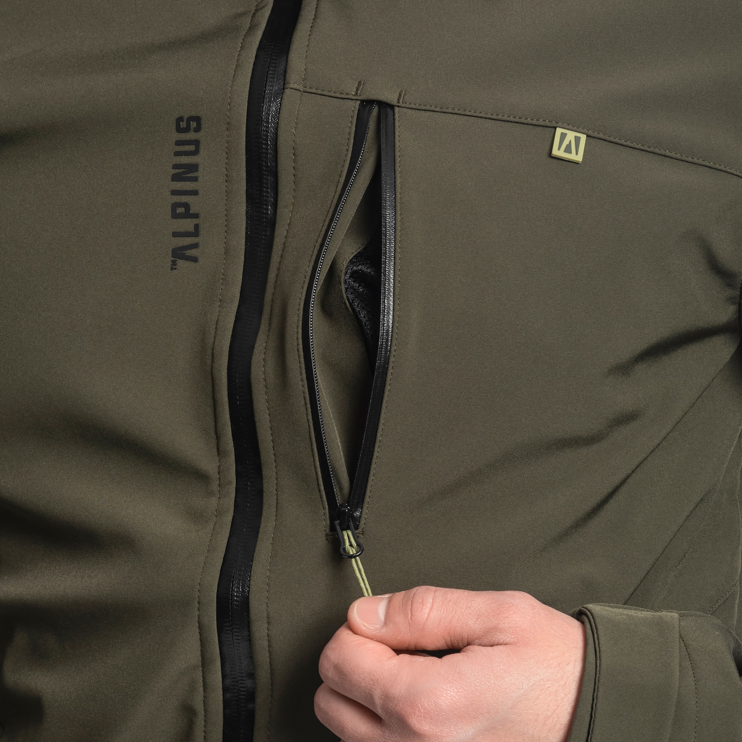 Alpinus Softshell Roignias Jacket - Olive