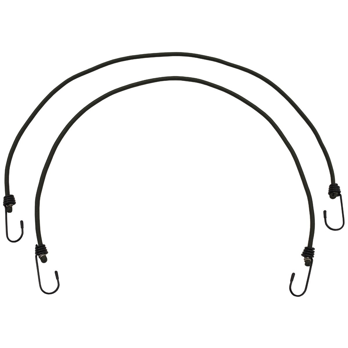 MFH 6 mm x 75 cm bungee cord 2 pcs. - Olive