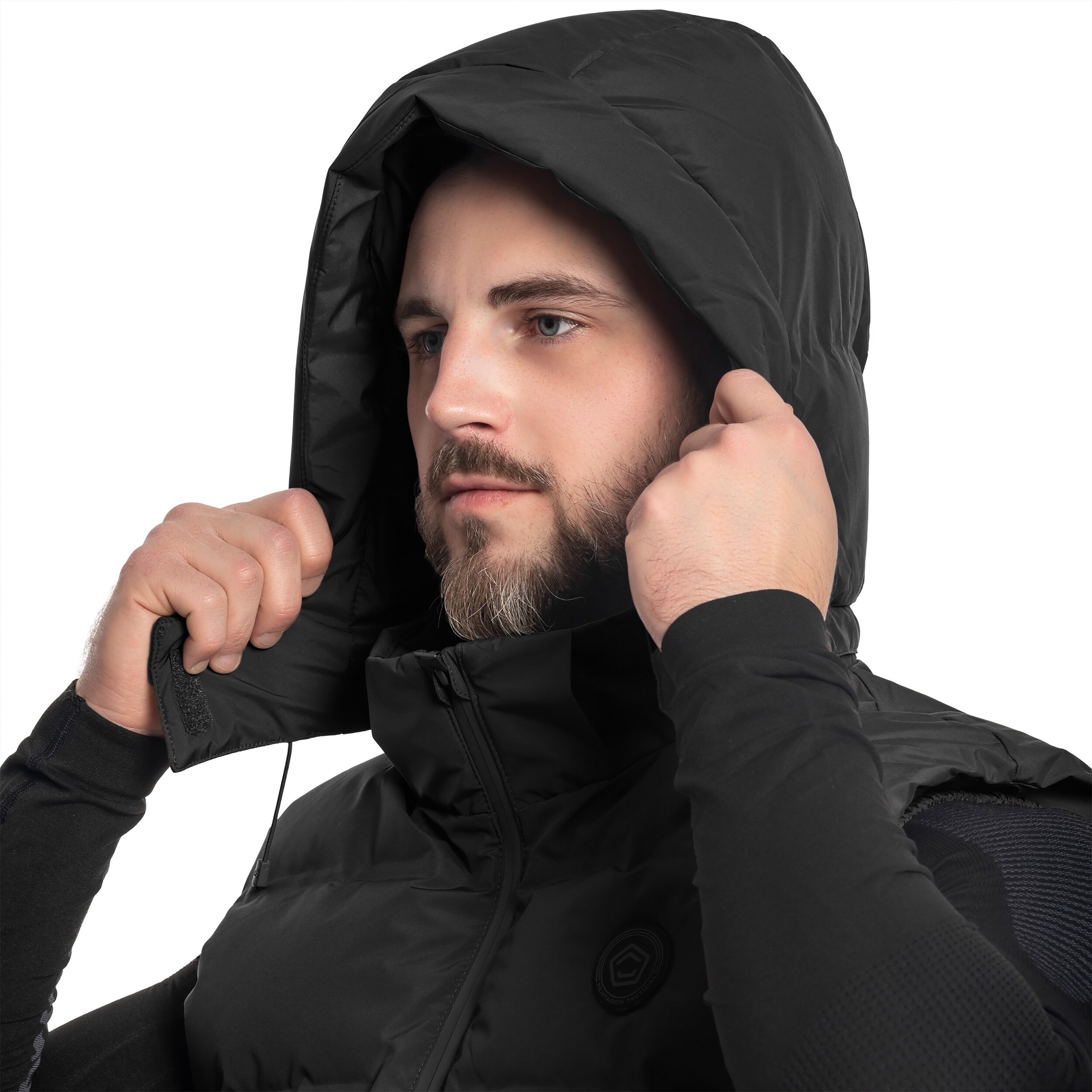 Pentagon Omega Down Jacke Kalte Winter Warm Warm 700 Fullkraft Winddichte Kapuze