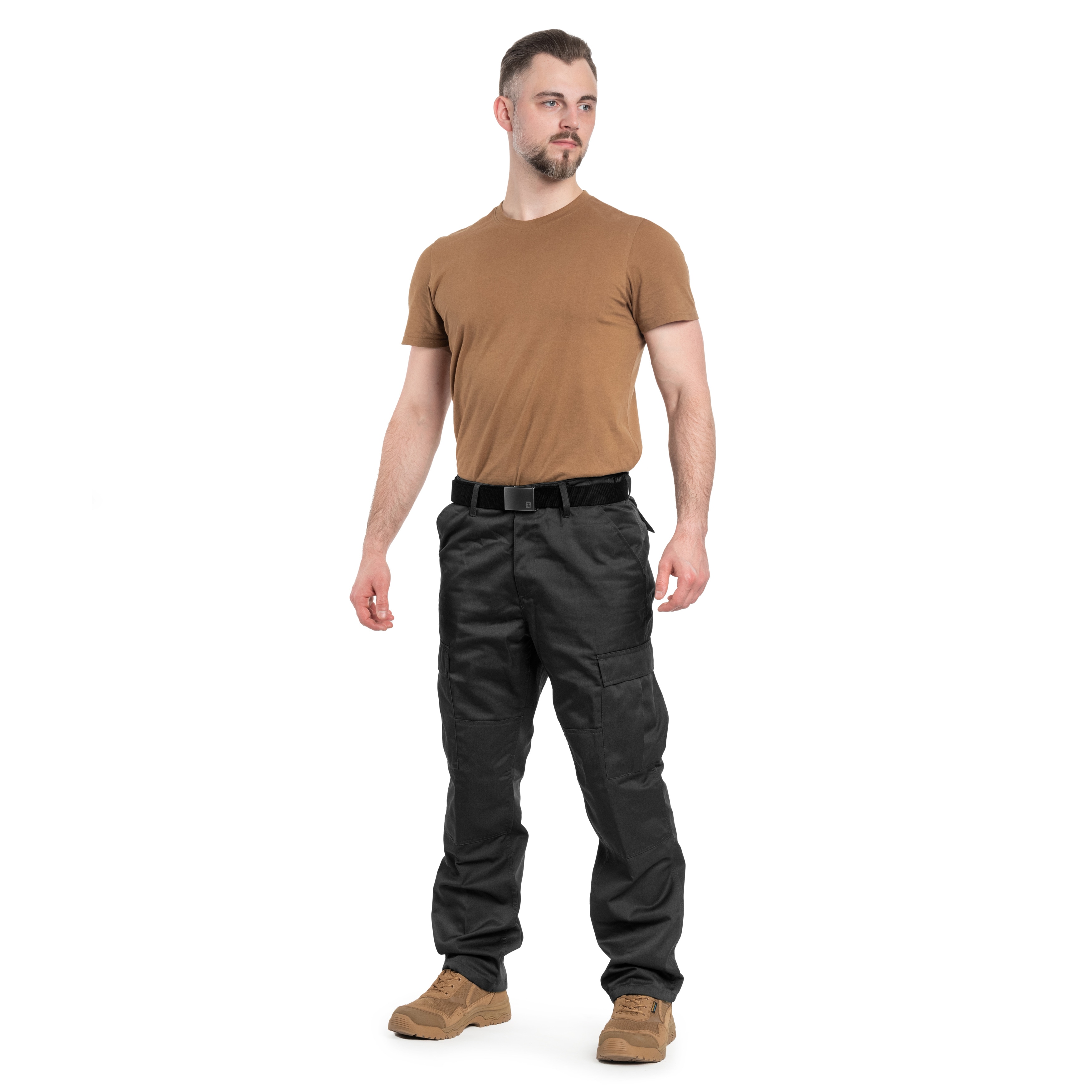 MFH US Combat BDU Reinforced Military Pants - Black