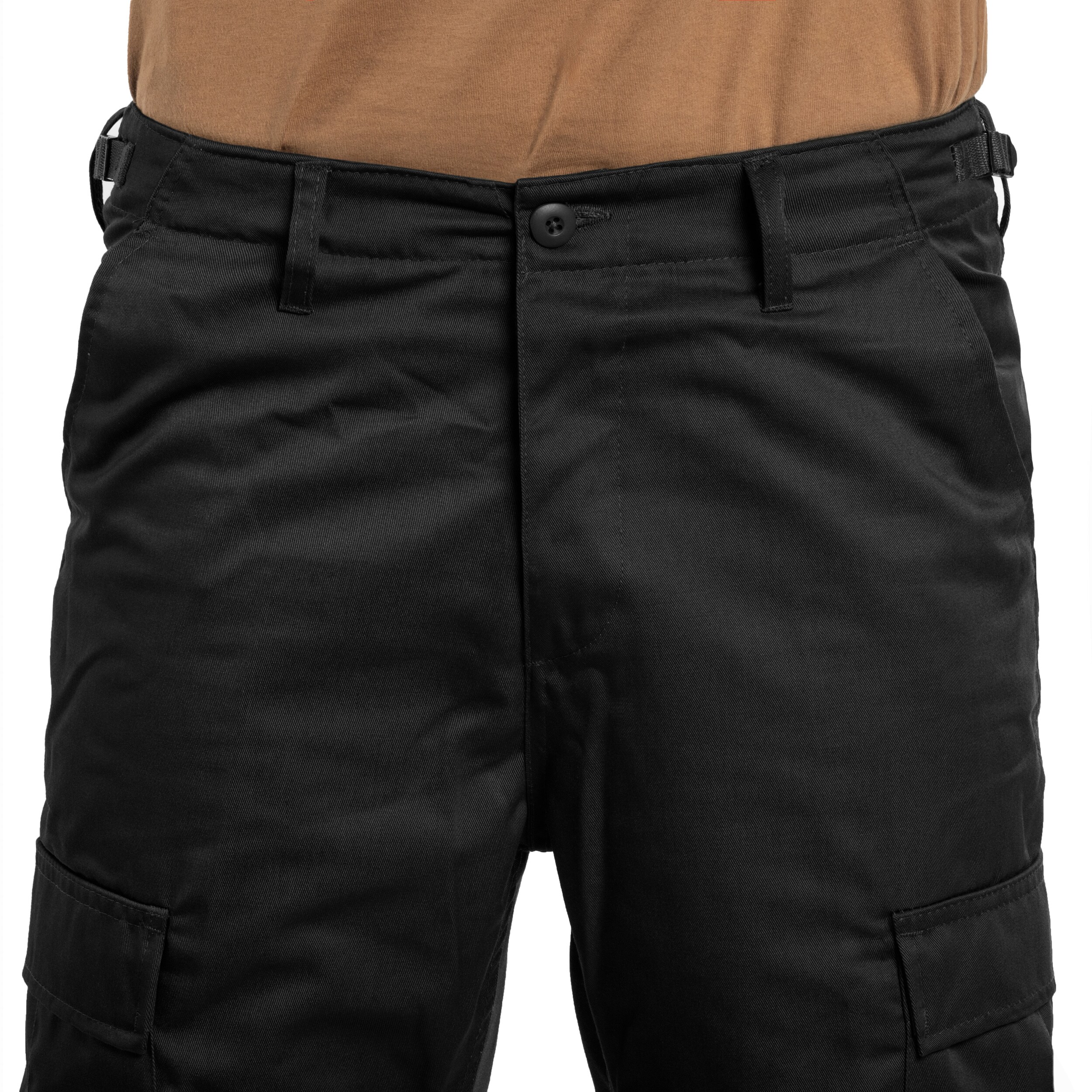 MFH US Combat BDU Reinforced Military Pants - Black