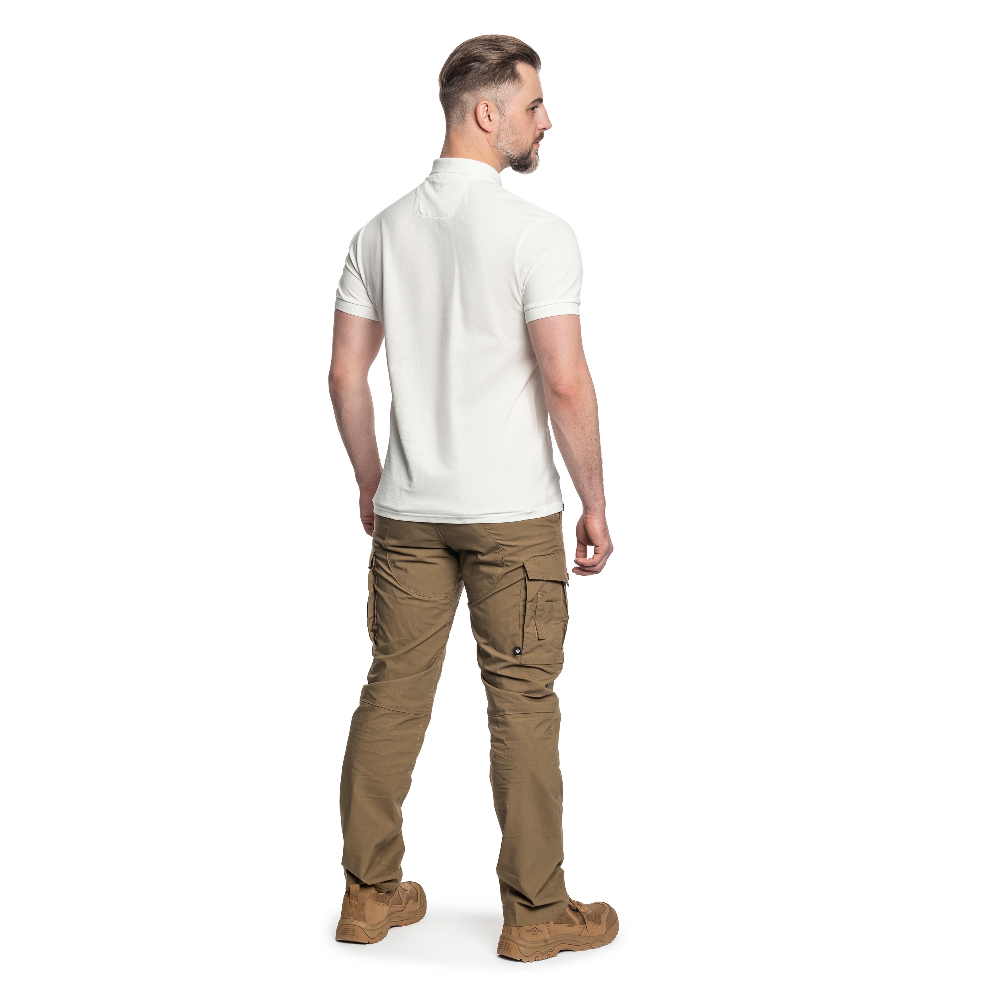 Pentagon Moth Piquet polo shirt - White