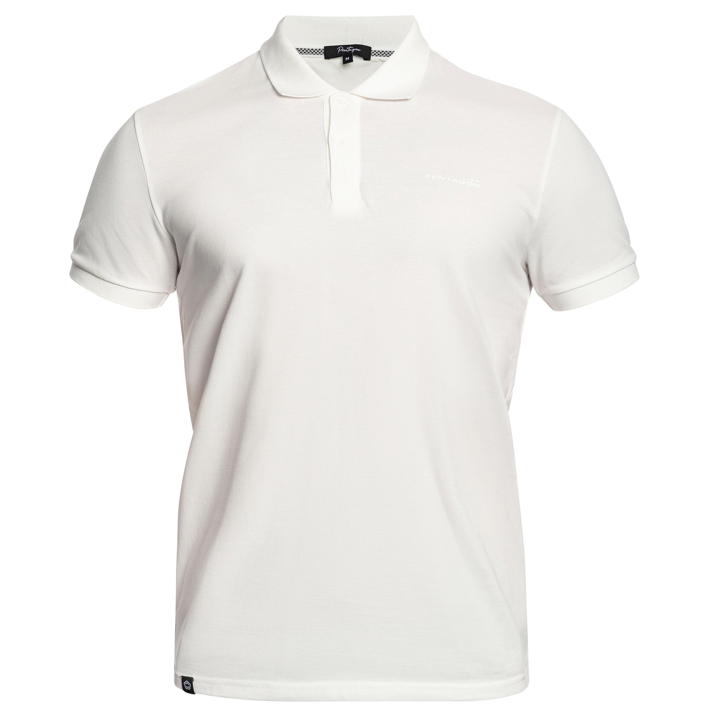 Pentagon Moth Piquet polo shirt - White