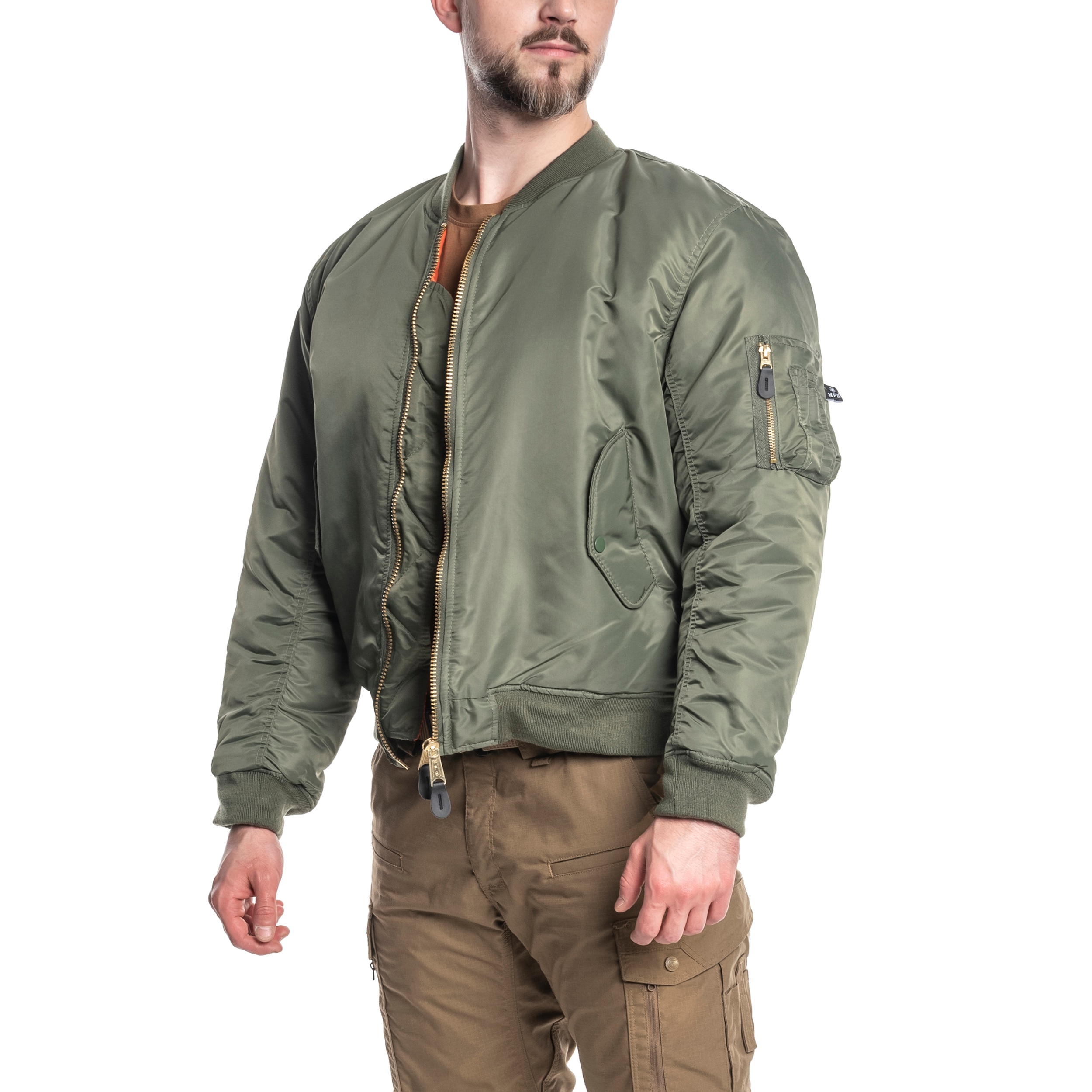 ジャケット・アウター MFH u.s force ma-1 MFH US MA1 Bomber Flight Jacket Urban Grey - Free Delivery