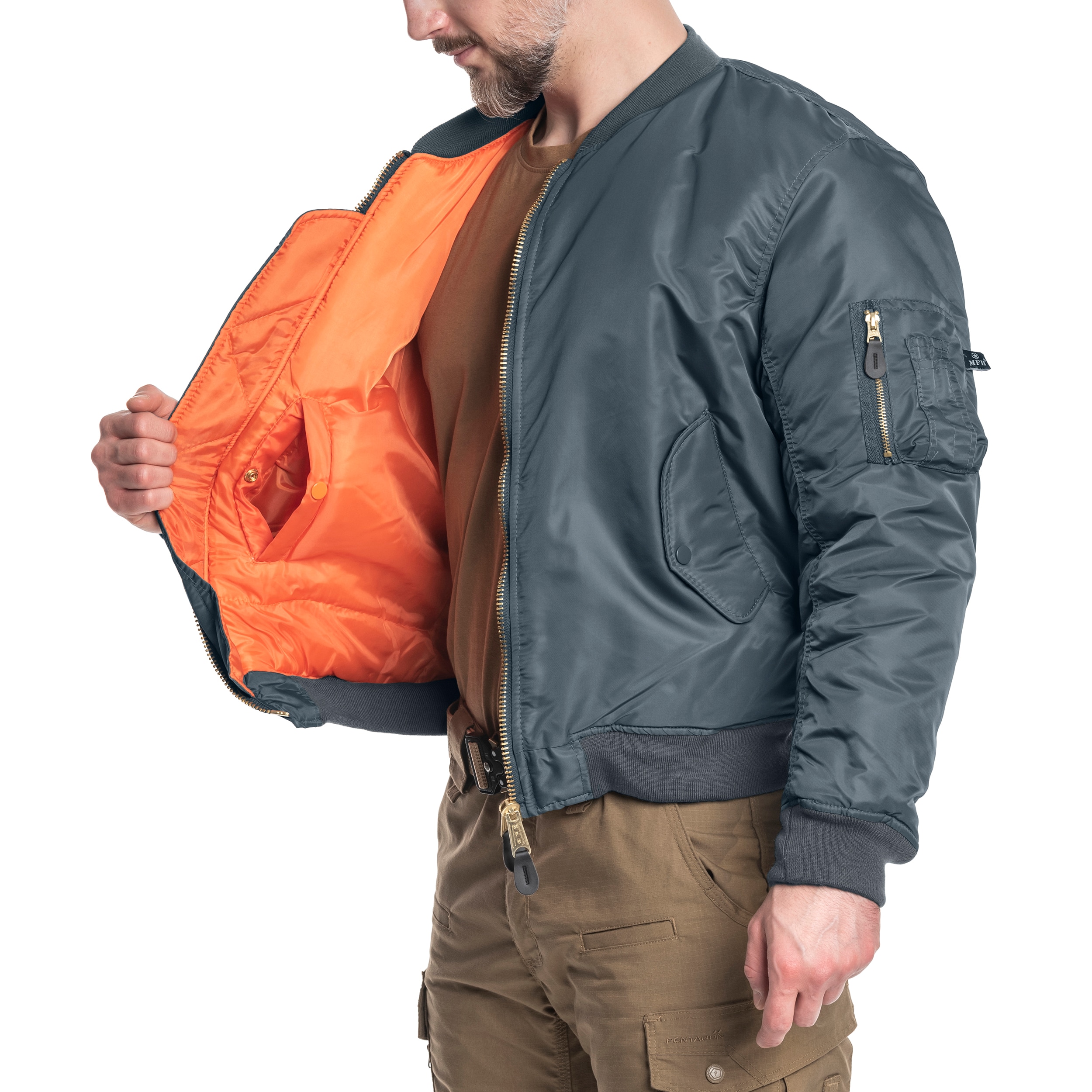 MFH MA-1 US Flight Jacket - Blue