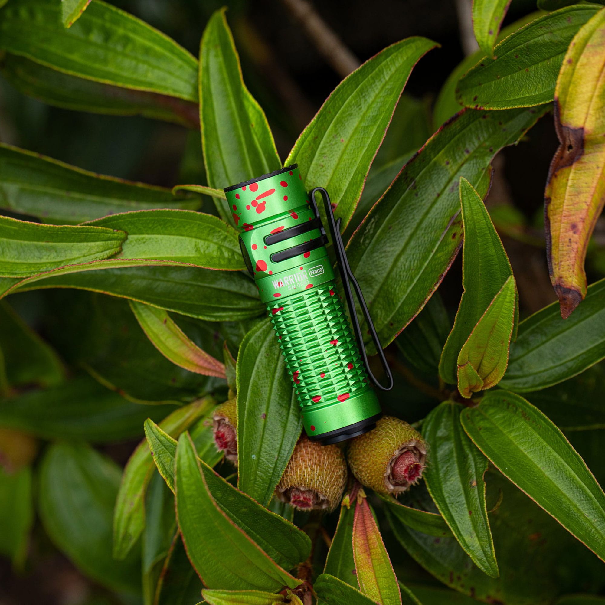 Olight Warrior Nano Zombie Green torch - 1200 lumens