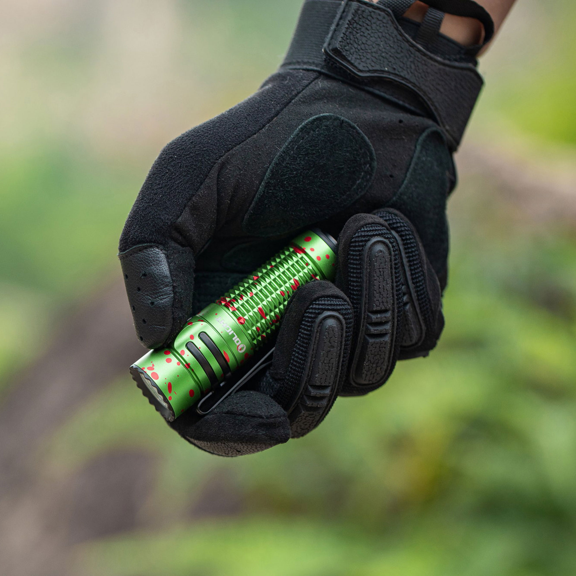 Olight Warrior Nano Zombie Green torch - 1200 lumens