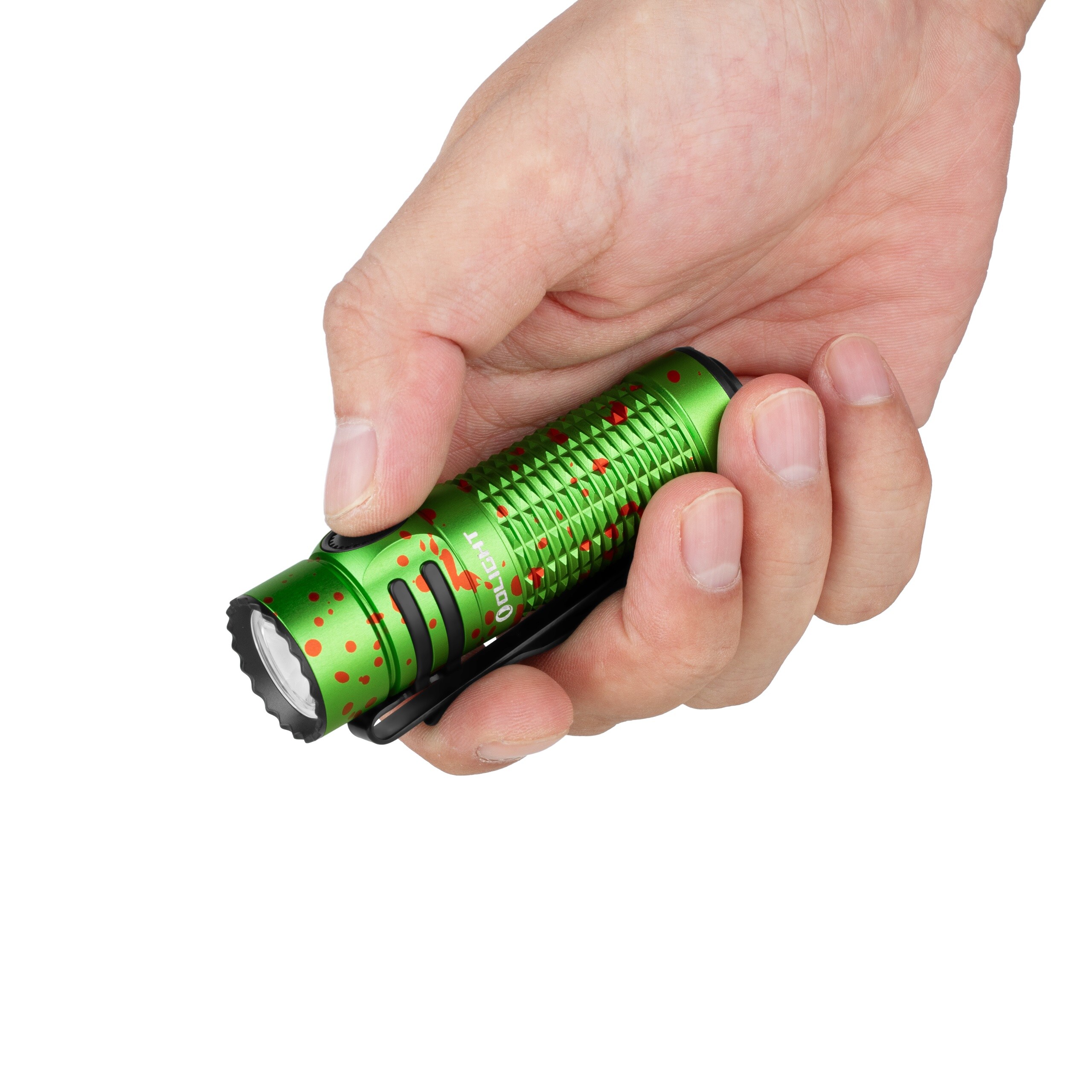 Olight Warrior Nano Zombie Green flashlight - 1200 lumens