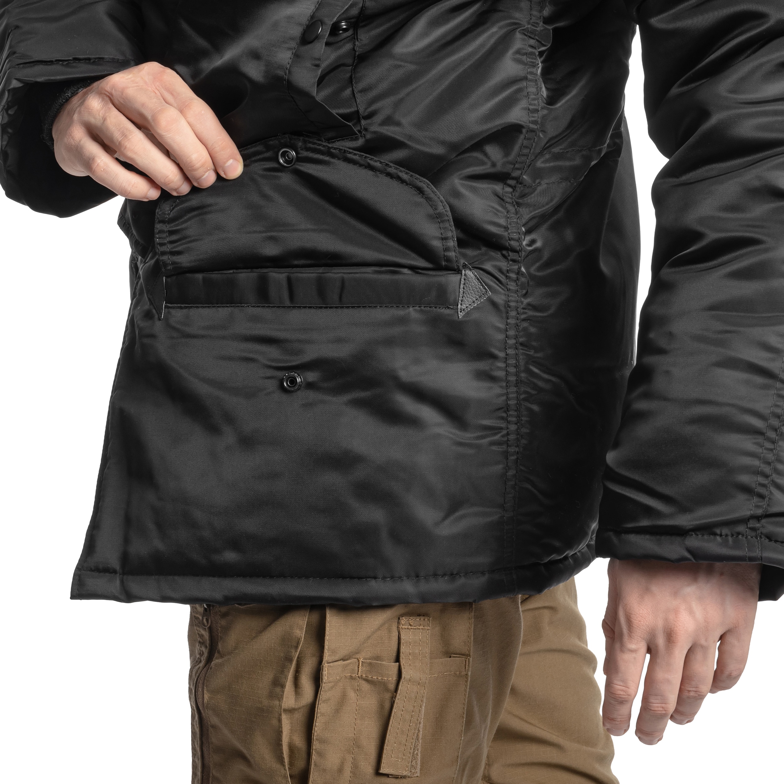 Mil-Tec N3B Parka Jacket - Black