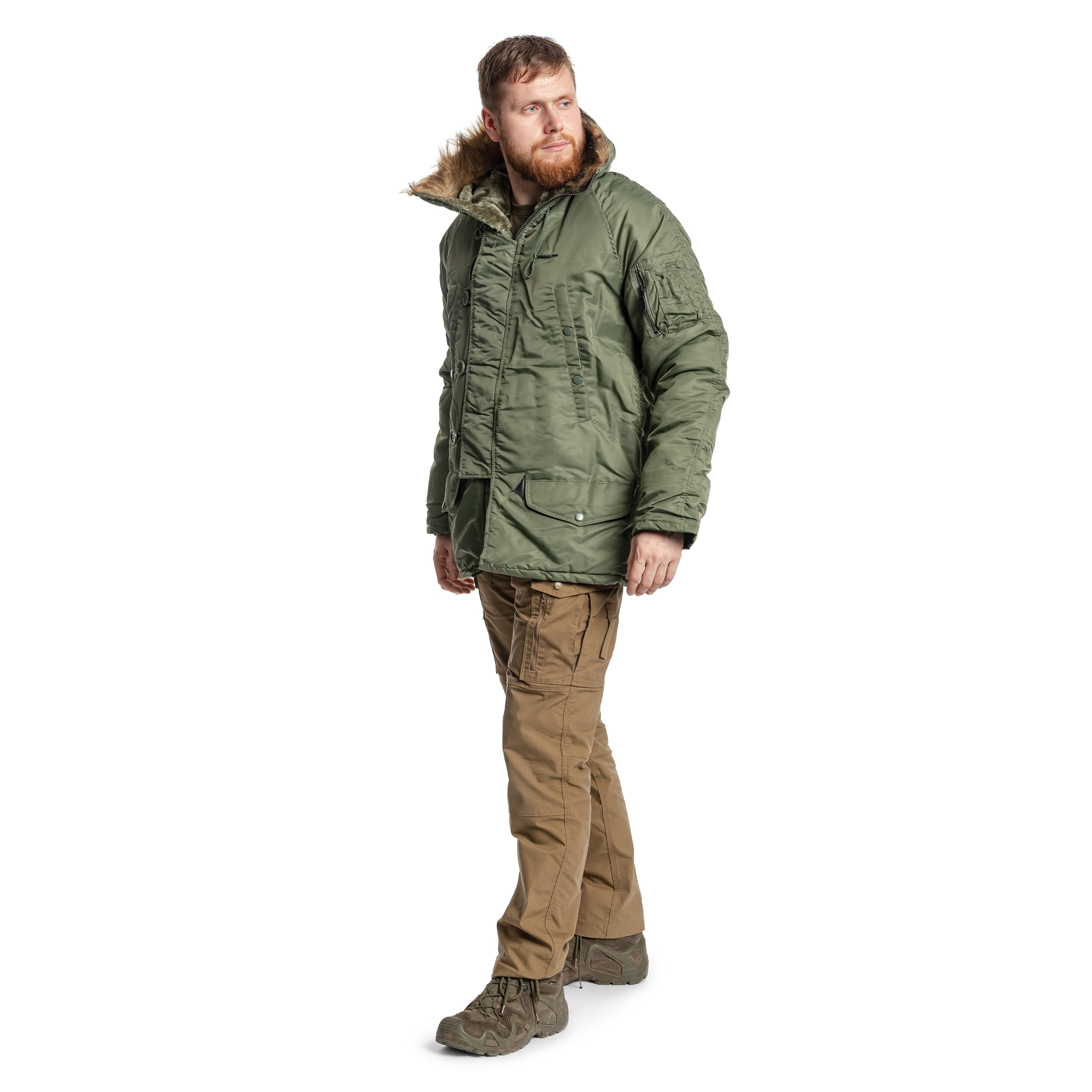 Mil-Tec N3B Parka Jacket - Olive