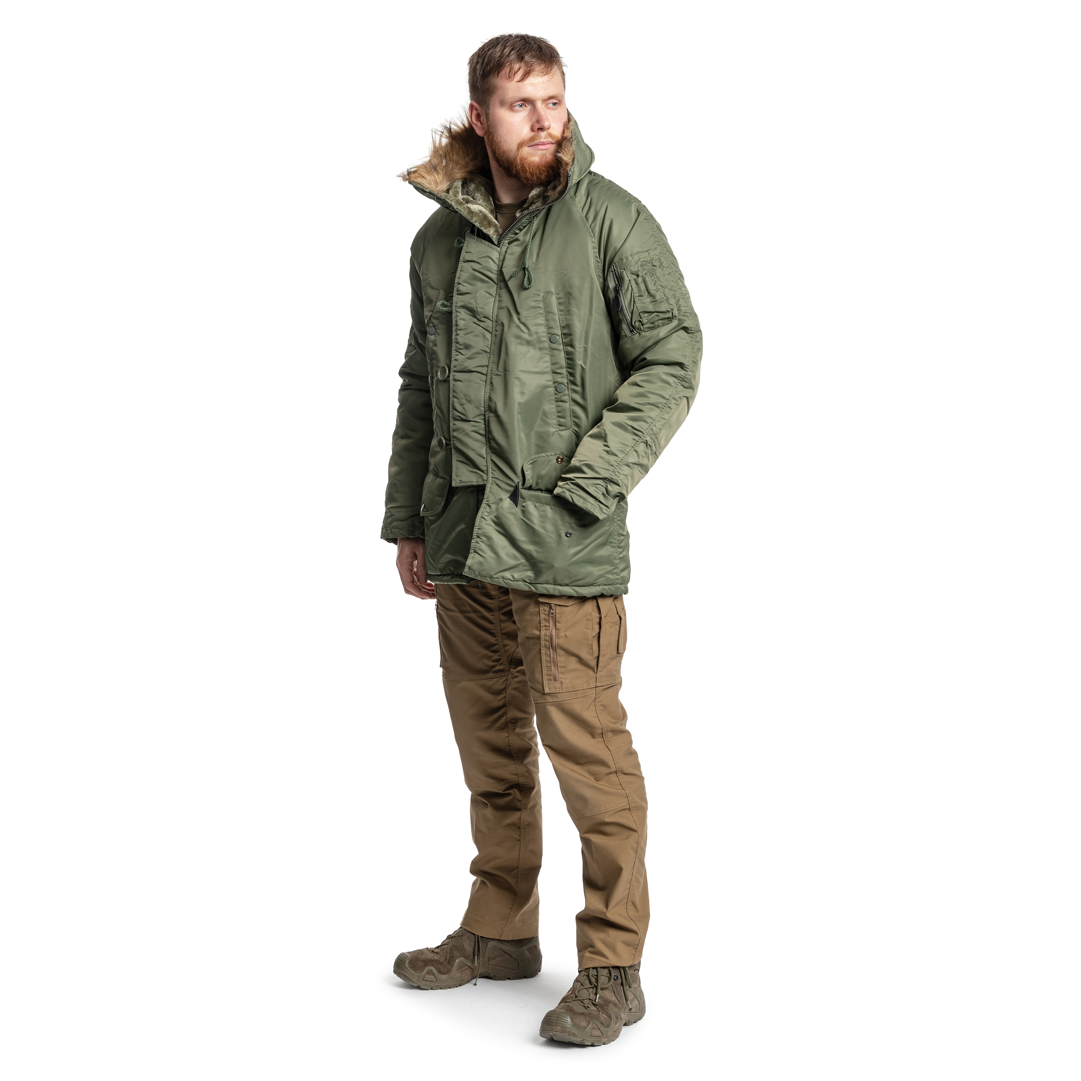 Mil-Tec N3B Parka Jacket - Olive