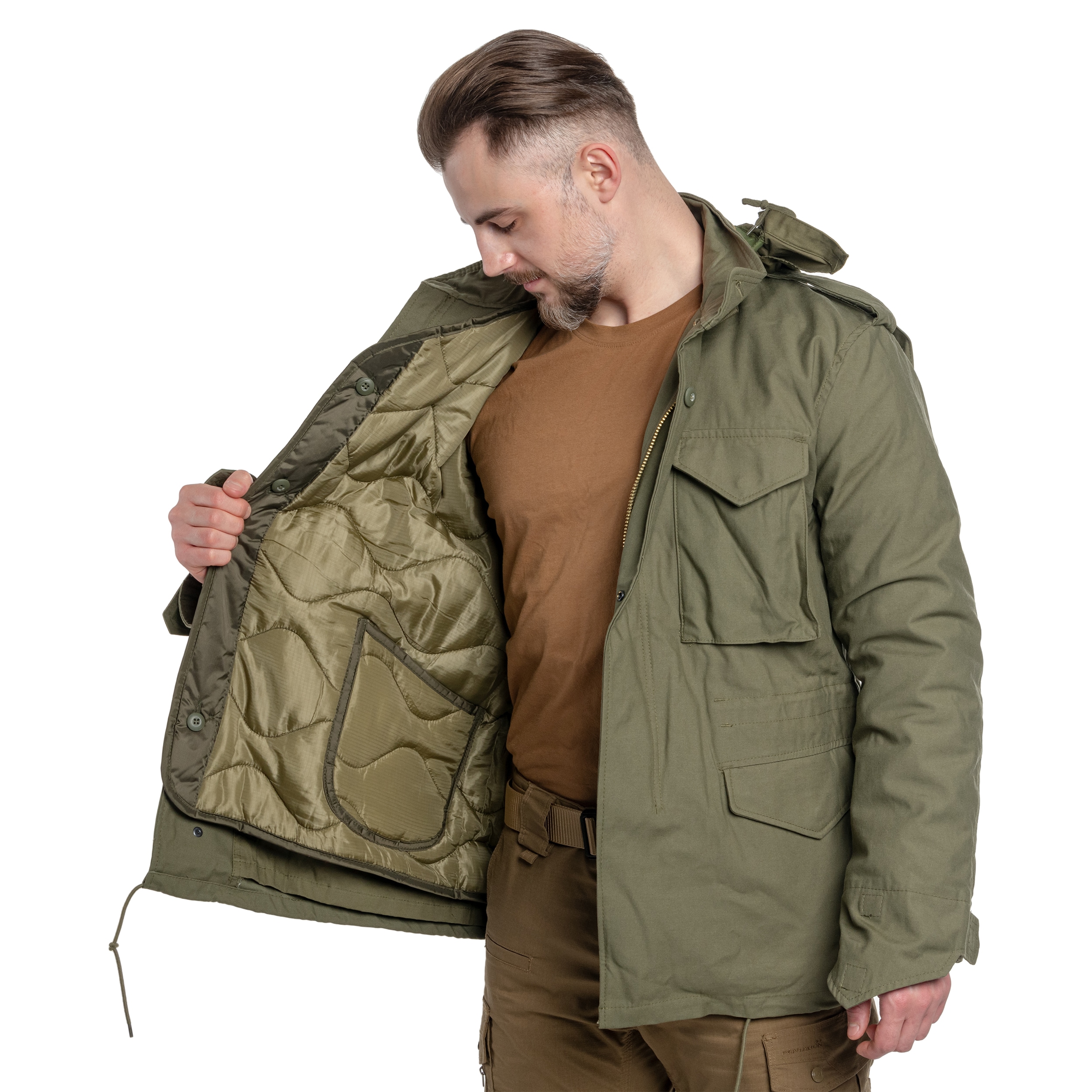 Mil Tec Teesar M65 Field Jacket Liner Olive Buy Online MILITARY.EU Shop