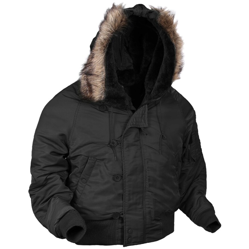 Mil Tec Flight Jacket N2B Black Buy Online MILITARY.EU Shop