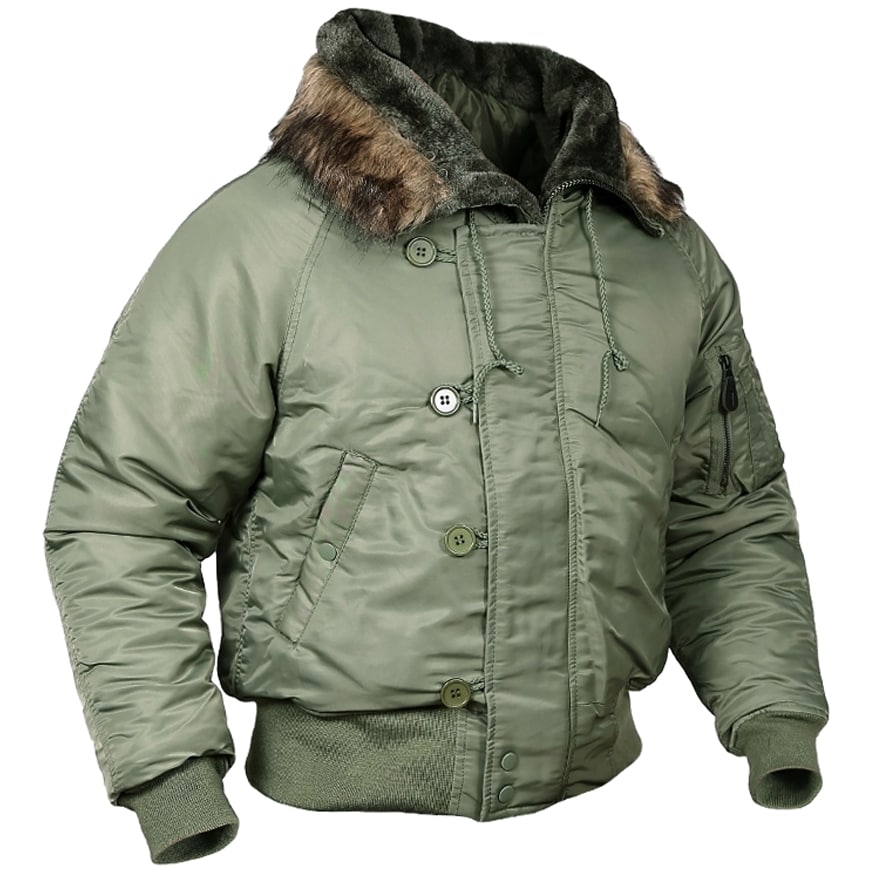 military たたる type N2B flight jacket N-2B