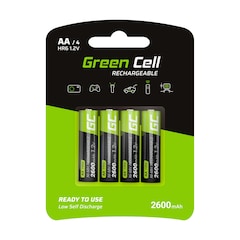 Green Cell HR6/AA 2600 mAh battery - 4 pcs