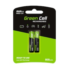 Green Cell HR03/AAA 800 mAh Battery - 2 pcs