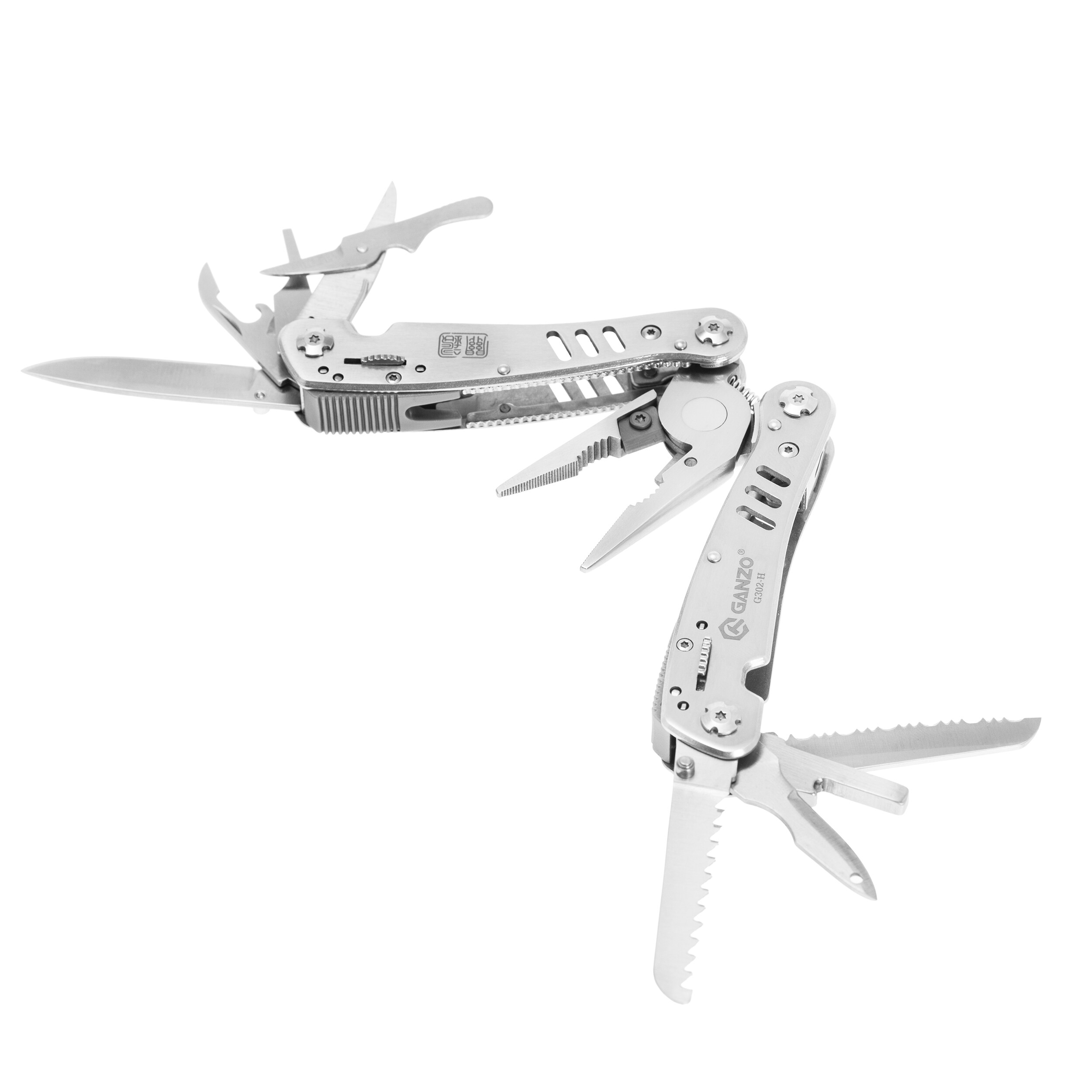 Ganzo G302-H multitool - Silver