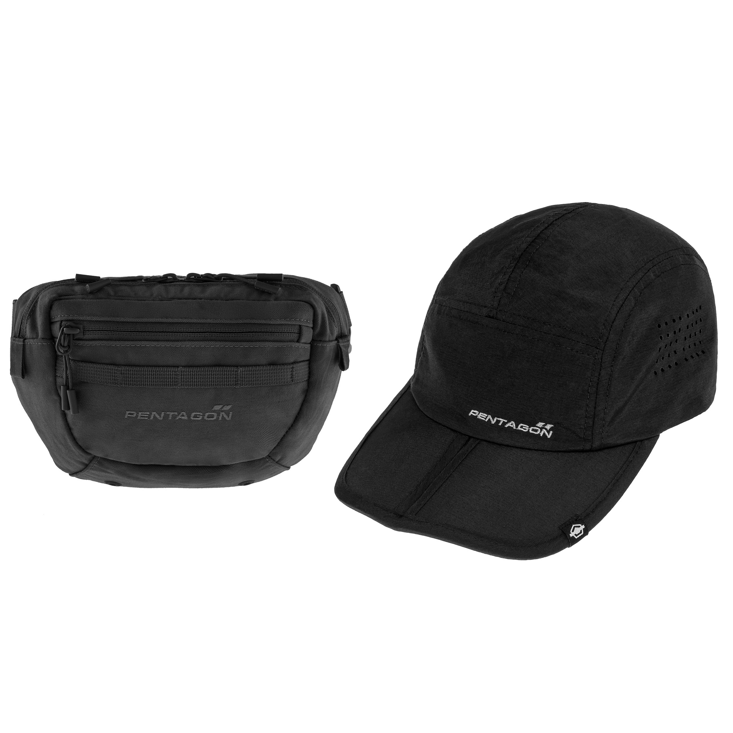 Cap + Pentagon Waist Bag - set