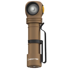 Armytek Wizard C2 Pro Magnet USB White Sand head and angle flashlight - 2500 lumens