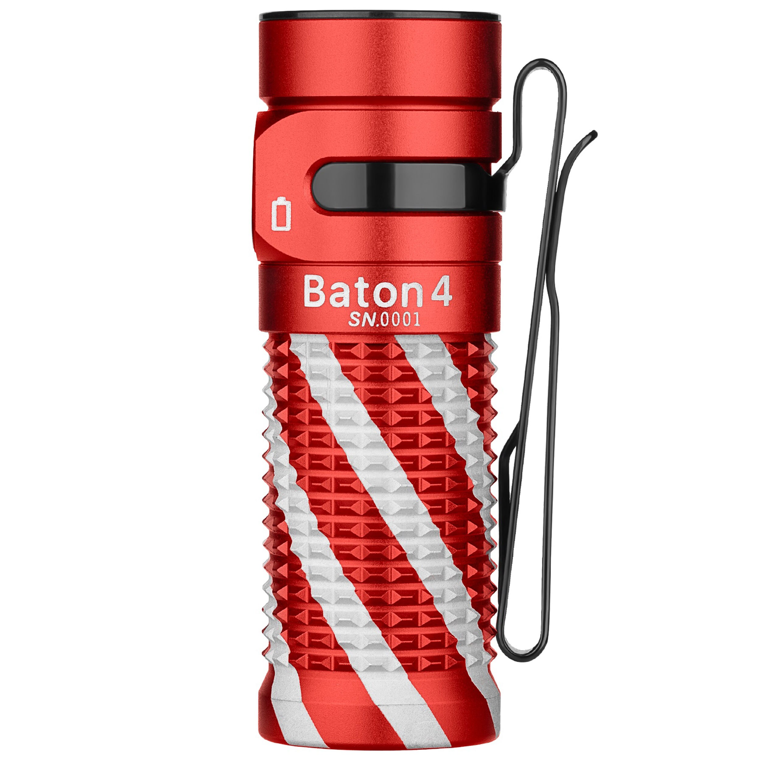 希少 黒入荷！ Olight Baton Rechargeable Red White Edition Limited 4 ライト・ランタン