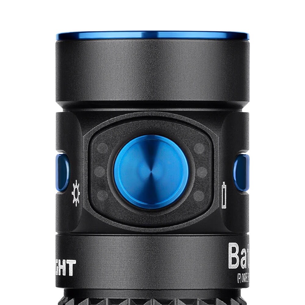 Olight Baton 4 Premium Edition Black Torch with wireless charging case - 1300 lumens