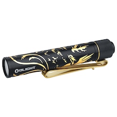 Olight I3T 2 EOS Flashlight Dragon & Phoenix Golden Black - 300 lumens
