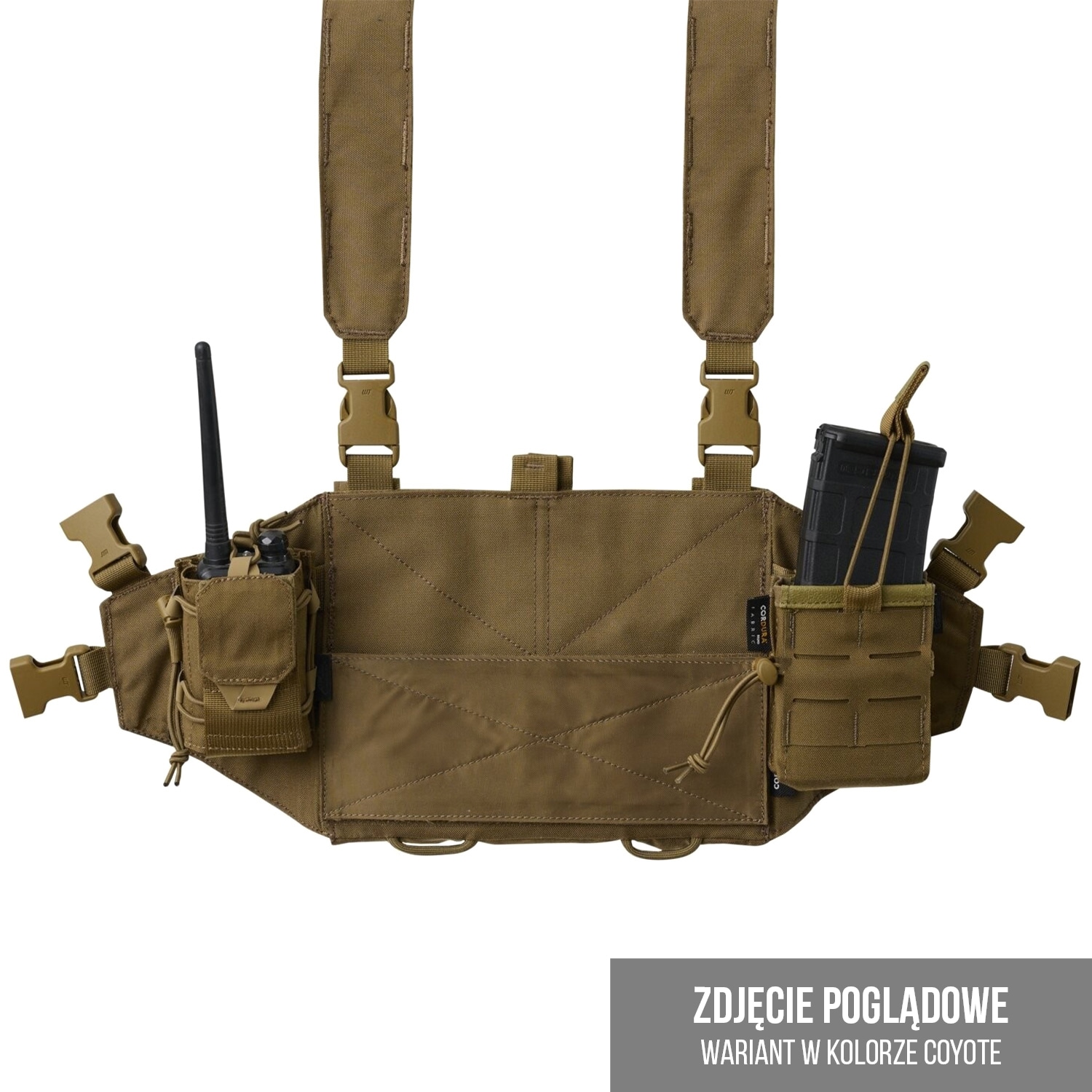 Helikon Chicom Chest Rig Tactical Vest - Woodland