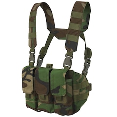 Helikon Chicom Chest Rig Tactical Vest - US Woodland