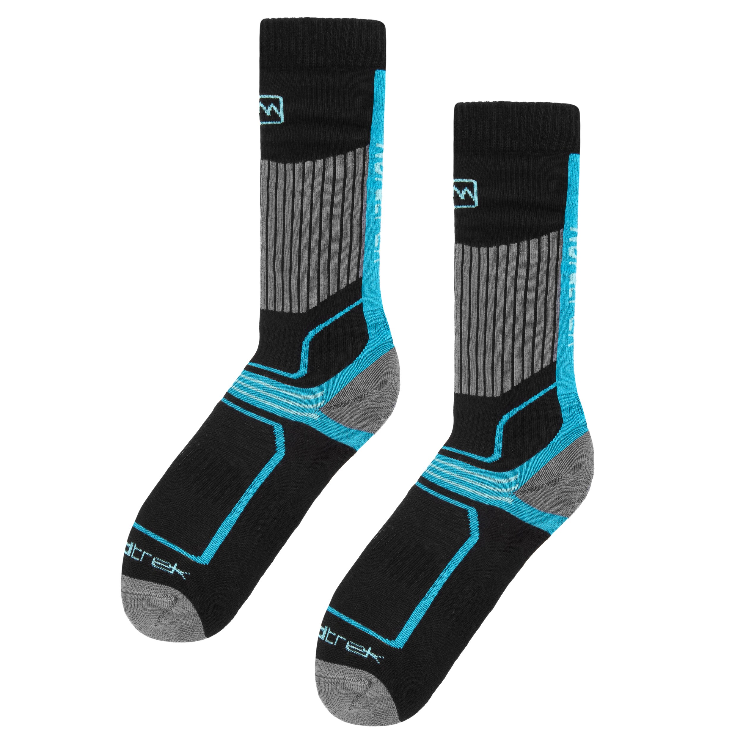 FreeNord Kobuk Ski Socks - Black/Blue